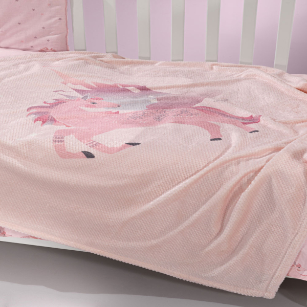 Κουβέρτα Fleece Μονή (160x240) Saint Clair Ultra Soft Pinto Pinky