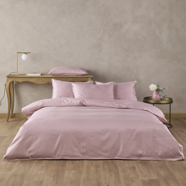 Παπλωματοθήκη King Size (Σετ 240x260) 2 Όψεων Kentia Serenity Empress 14 Pink