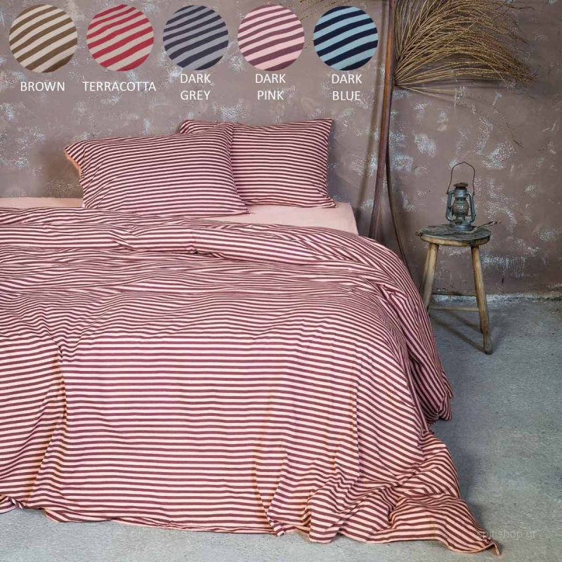 Παπλωματοθήκη Μακό Μονή (Σετ 160×240) Nima Bed Linen Suave SS2021