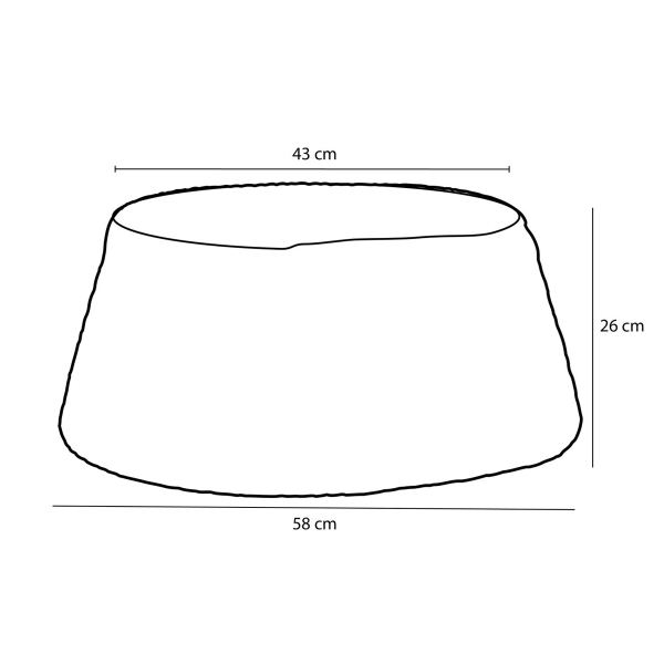 Χριστουγεννιάτικη Ποδιά Δέντρου (Φ58x26) Edelman Treeskirt 1085611