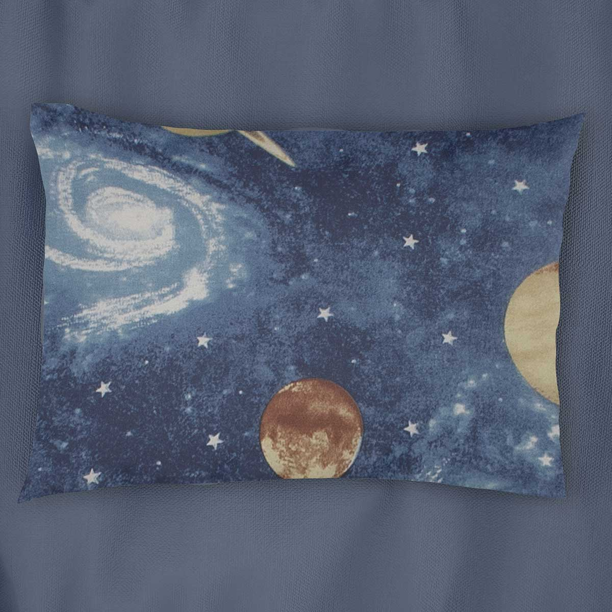 Παιδική Μαξιλαροθήκη (50×70) Dimcol Milky Way 185 Blue