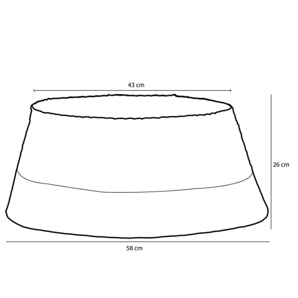 Χριστουγεννιάτικη Ποδιά Δέντρου (Φ58x26) Edelman Treeskirt 1085613