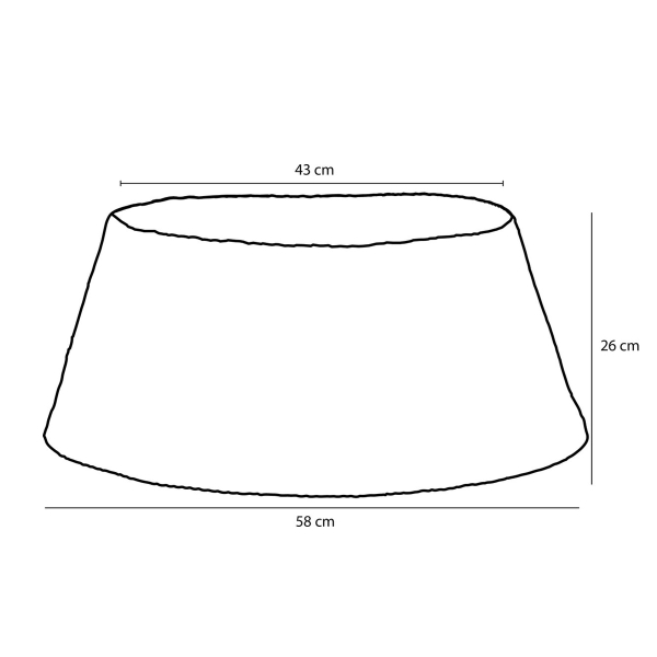 Χριστουγεννιάτικη Ποδιά Δέντρου (Φ58x26) Edelman Treeskirt 1141958