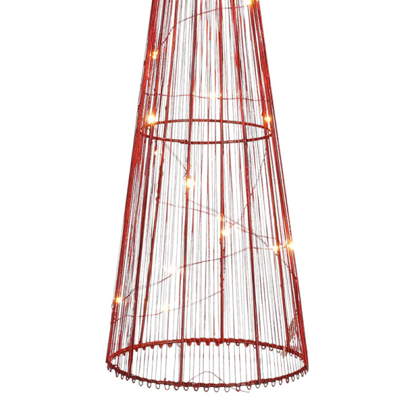 Χριστουγεννιάτικο Δεντράκι Με Led (Φ16) Edelman Cone Red 1163357