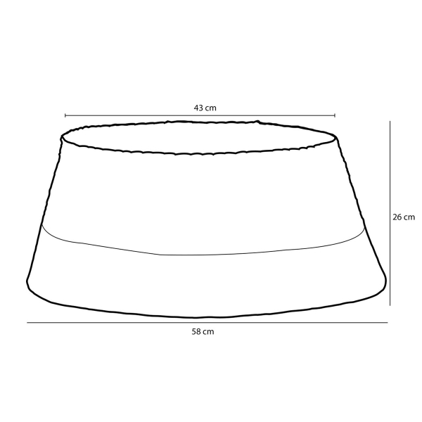 Χριστουγεννιάτικη Ποδιά Δέντρου (Φ58x26) Edelman Treeskirt 1085617