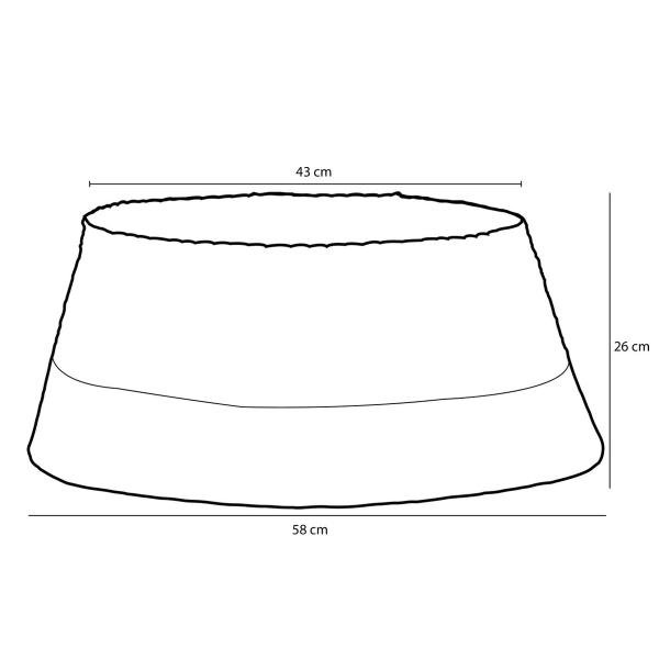 Χριστουγεννιάτικη Ποδιά Δέντρου (Φ50x26) Edelman Treeskirt 1121547