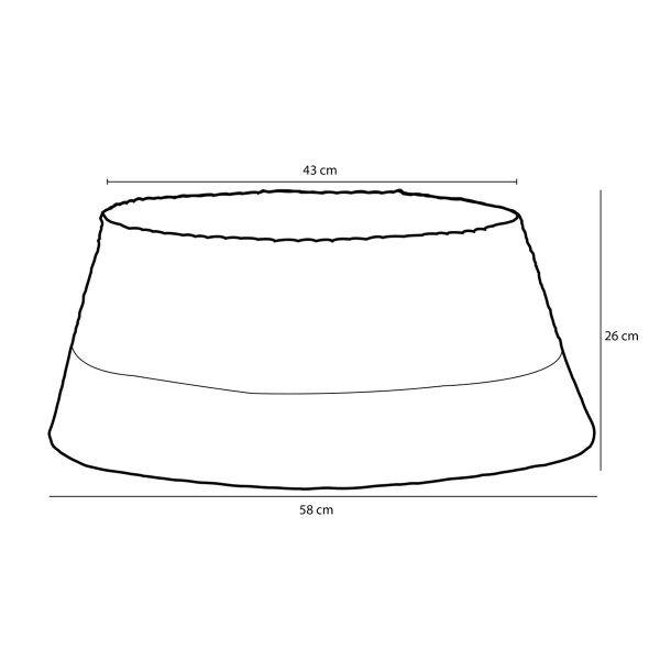 Χριστουγεννιάτικη Ποδιά Δέντρου (Φ58x26) Edelman Treeskirt 1102628