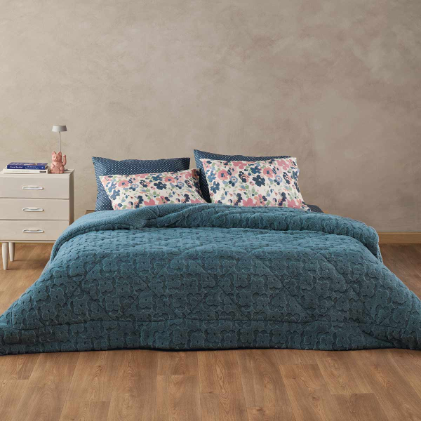 Κουβερτοπάπλωμα Υπέρδιπλο (220x230) Kentia Stylish Lorenzo 33 Blue