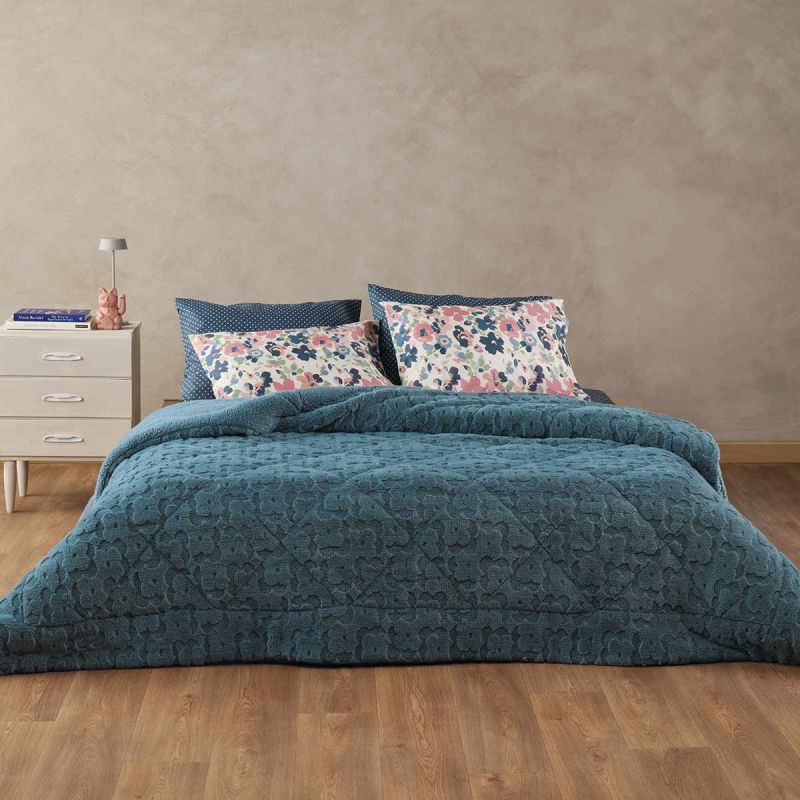 Κουβερτοπάπλωμα Υπέρδιπλο (220x230) Kentia Stylish Lorenzo 33 Blue