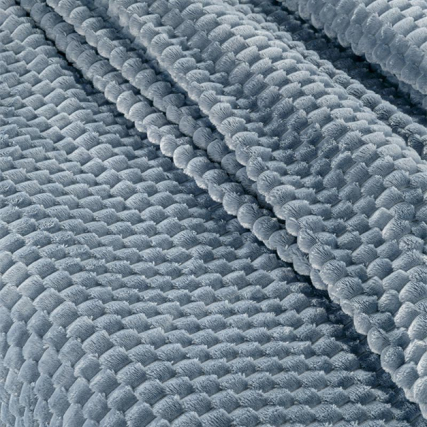 Κουβέρτα Fleece Μονή (160x220) + Διακοσμητική Μαξιλαροθήκη (Σετ) Guy Laroche Smoothie Blue