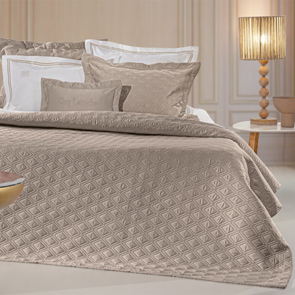 Κουβερλί King Size (Σετ 250x240) Guy Laroche Honour Taupe