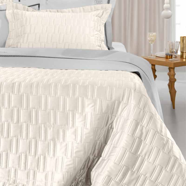 Κουβερλί King Size (Σετ 240x250) Guy Laroche Brick Ivory