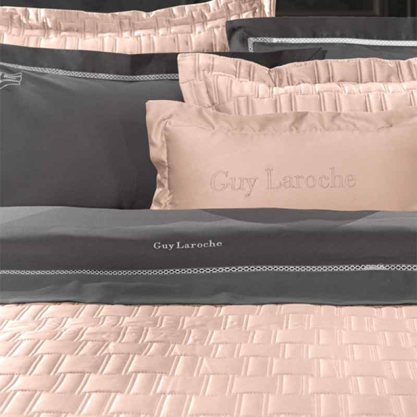 Κουβερλί King Size (Σετ 240x250) Guy Laroche Brick Old Pink