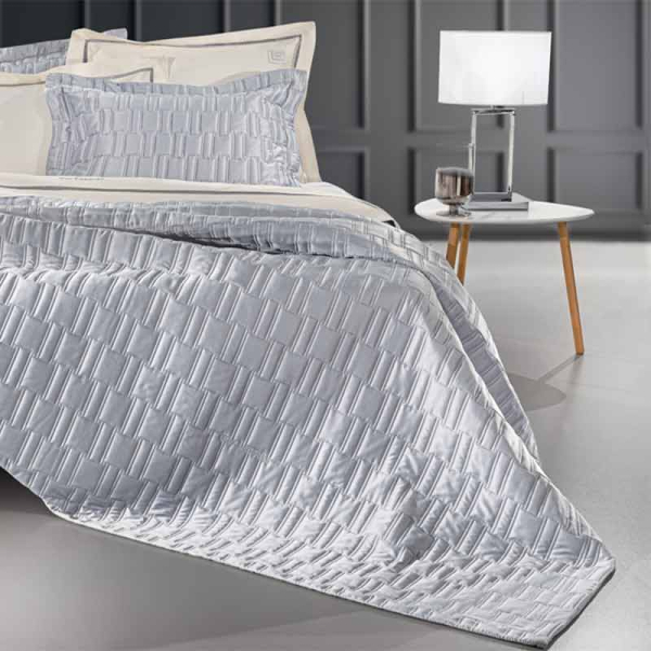 Κουβερλί King Size (Σετ 240x250) Guy Laroche Brick Silver