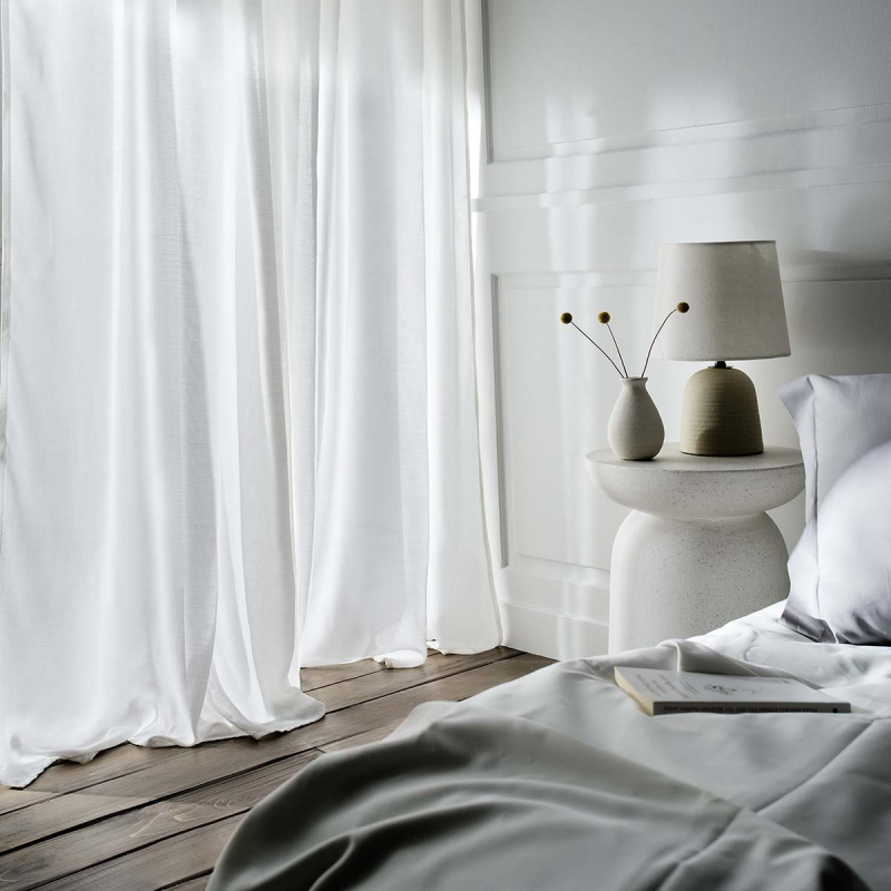 Κουρτίνα (140x280) Με Τρουκς Gofis Home Renata Off White AW24 506/05