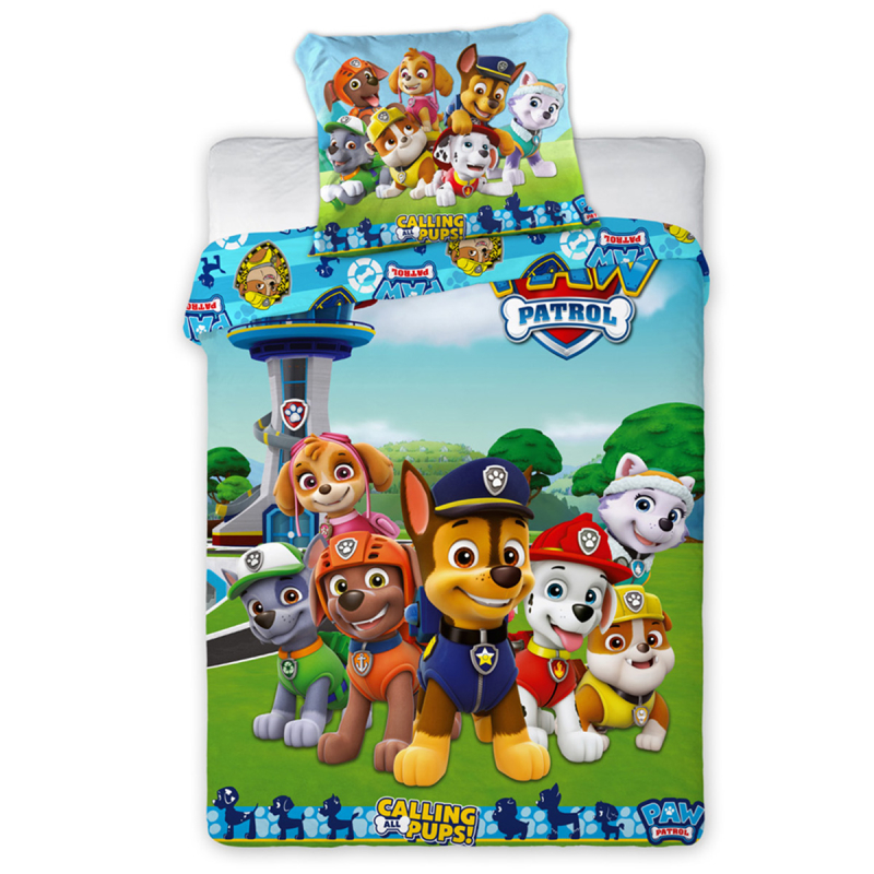 Παπλωματοθήκη Κούνιας (Σετ 100x135) 2 Όψεων Viopros Paw Patrol 60