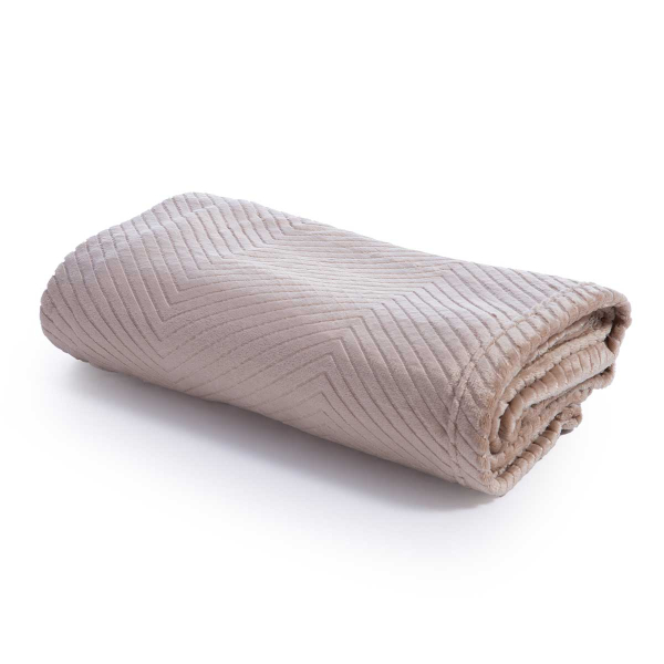 Ριχτάρι Τριθέσιου Καναπέ Fleece (180x300) Nef-Nef Dakari Beige