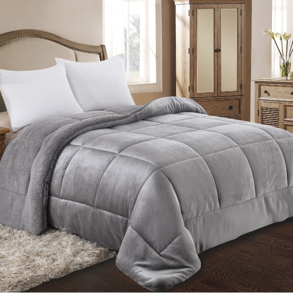 Κουβερτοπάπλωμα King Size (240x260) AdamHome 805 Grey