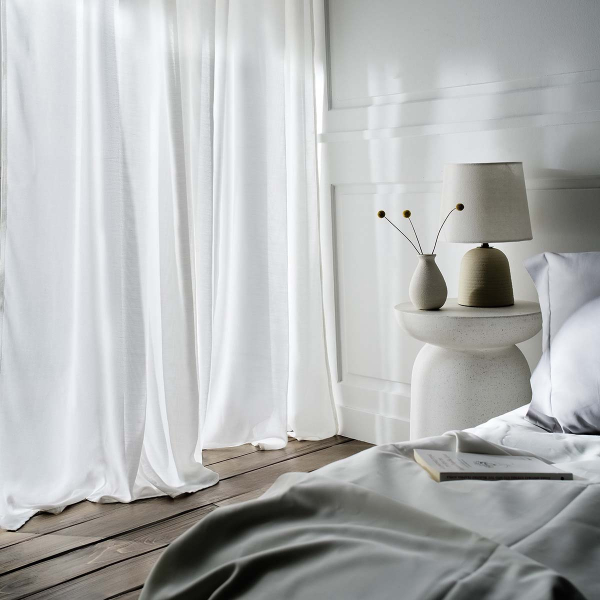 Κουρτίνα (140x280) Με Τρέσα Gofis Home Renata Off White AW24 506/05