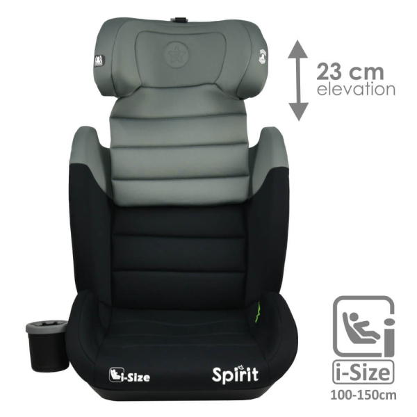 Κάθισμα Αυτοκινήτου ISOfix (100-150εκ. Ύψος) Bebe Stars Spirit i-Size Olive 945-176