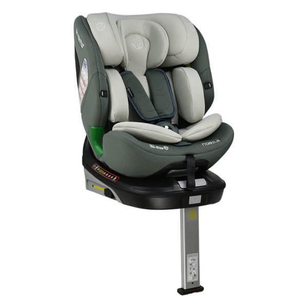 Κάθισμα Αυτοκινήτου ISOfix (40-150εκ. Ύψος) Bebe Stars Nobile i-Size 360 Olive 924-176