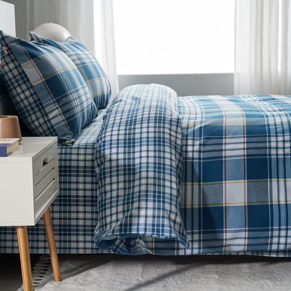 Φανελένια Σεντόνια Μονά (Σετ) Vesta Flannel Oslo 2