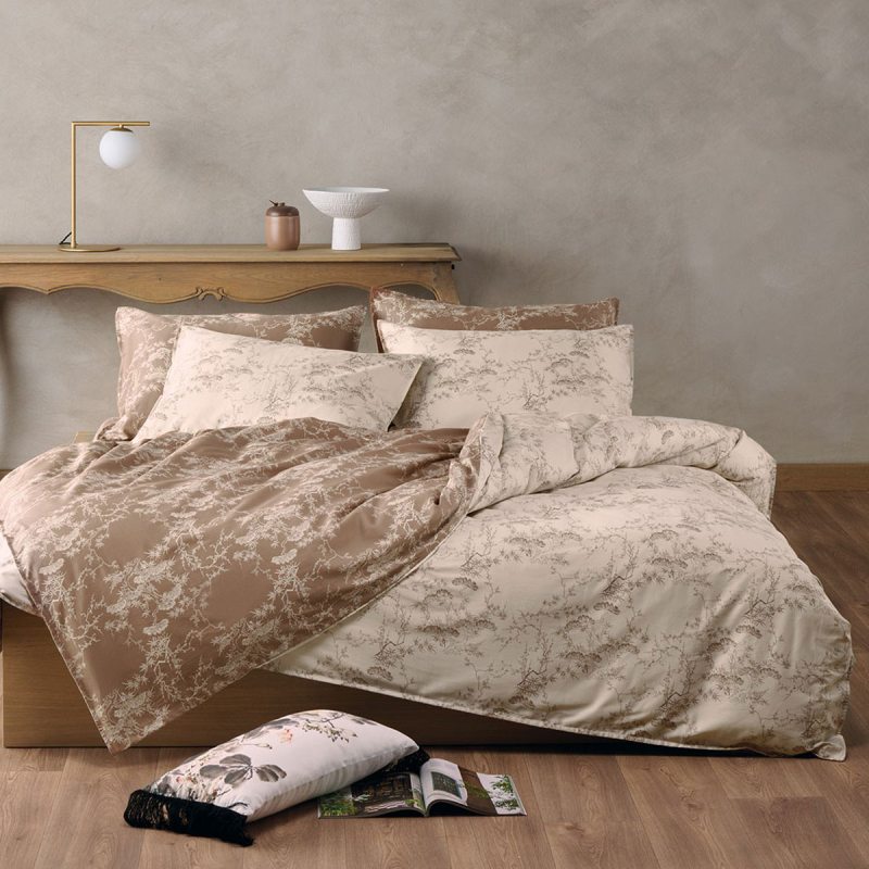 Παπλωματοθήκη King Size (Σετ 240x260) 2 Όψεων Kentia Stylish Feng Shui 43