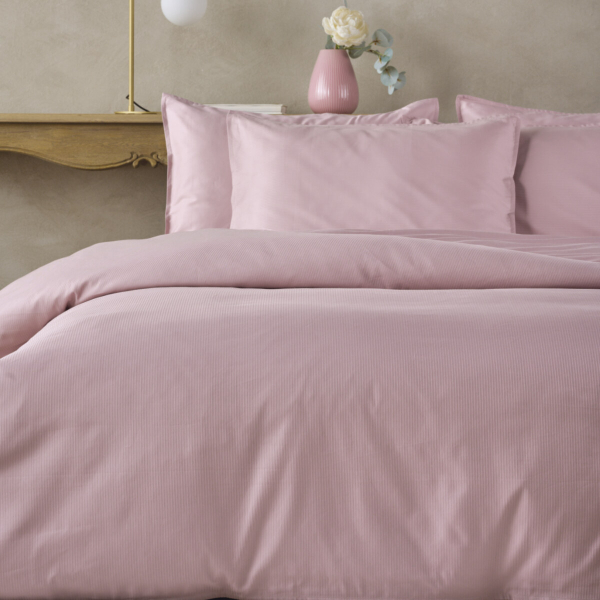 Παπλωματοθήκη King Size (Σετ 240x260) 2 Όψεων Kentia Serenity Empress 14 Pink