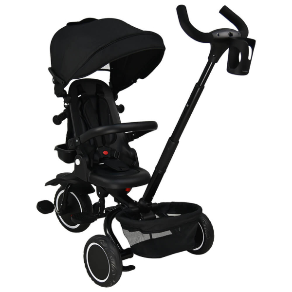 Ποδήλατο Τρίκυκλο (12 Μηνών - 5 Ετών) Bebe Stars 360° Racer 3in1 Black 820-188