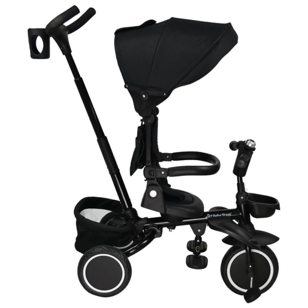 Ποδήλατο Τρίκυκλο (12 Μηνών - 5 Ετών) Bebe Stars 360° Racer 3in1 Black 820-188