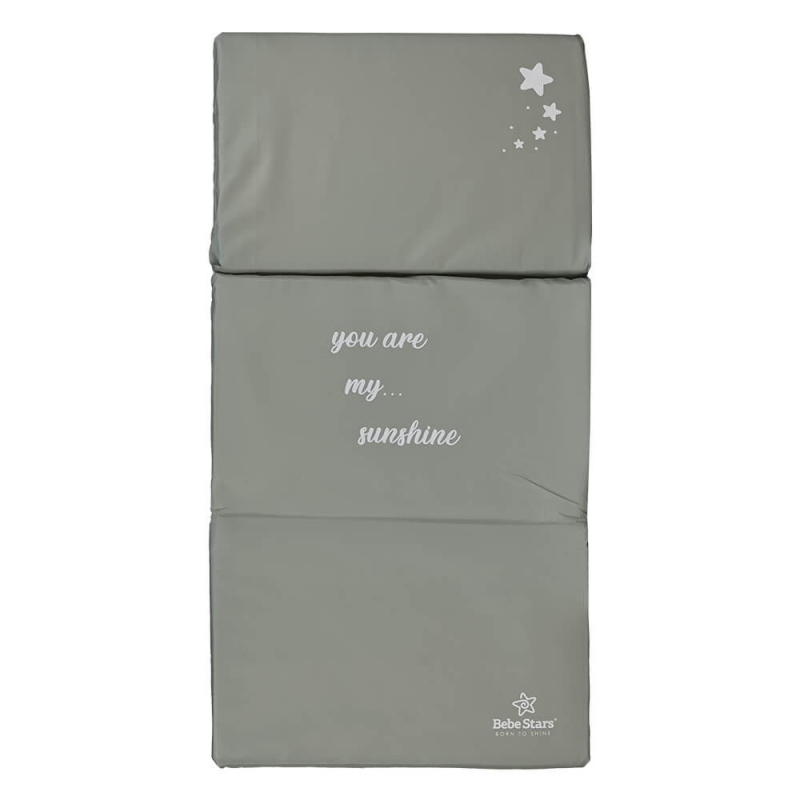 Στρώμα Για Παρκοκρέβατο (60x120) Bebe Stars Grey 750-184