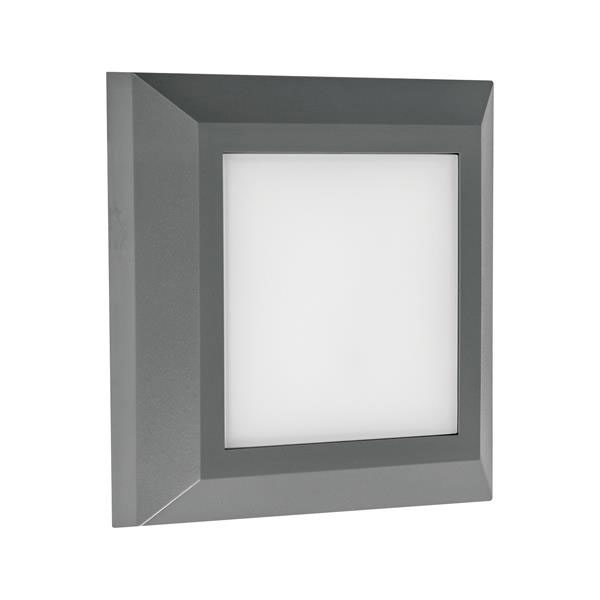 Απλίκα Led Εξωτερικού Χώρου Eurolamp 145-52087 Dark Grey 3CCT