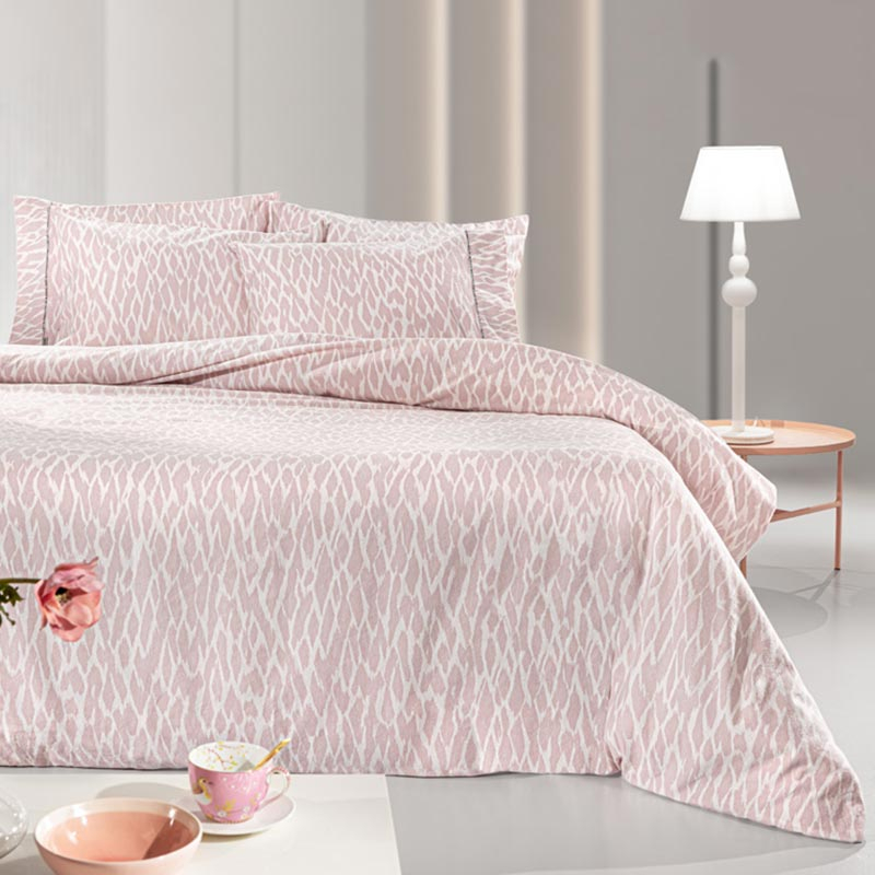 Φανελένια Σεντόνια King Size (Σετ) Guy Laroche Magma Dusty Pink