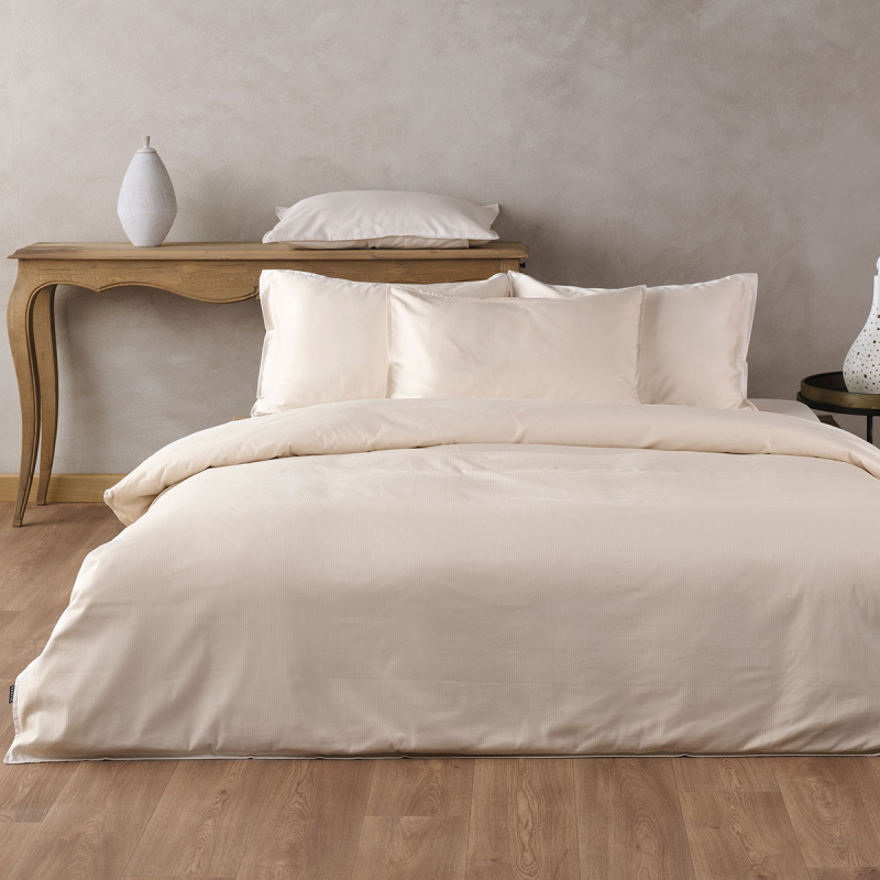 Παπλωματοθήκη King Size (Σετ 240x260) 2 Όψεων Kentia Serenity Empress 12 Beige