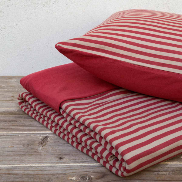 Παπλωματοθήκη Μακό Μονή (Σετ 160x240) Nima Bed Linen Suave SS2021