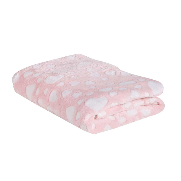 Κουβέρτα Fleece Αγκαλιάς (75x100) Das Home Relax 4907 Pink