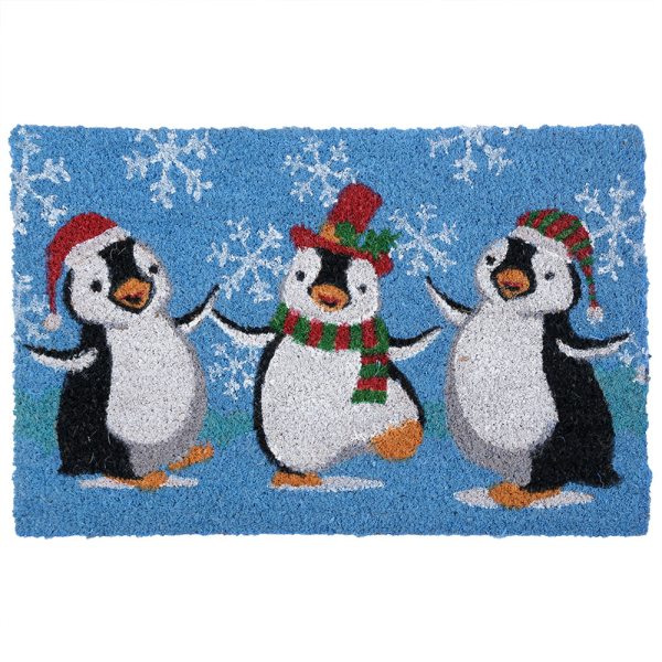 Χριστουγεννιάτικο Πατάκι Εισόδου (40x60) San Lorentzo Penguin Christmas 202483