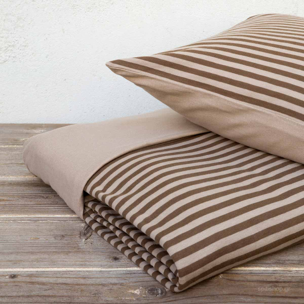 Παπλωματοθήκη Μακό Μονή (Σετ 160x240) Nima Bed Linen Suave SS2021