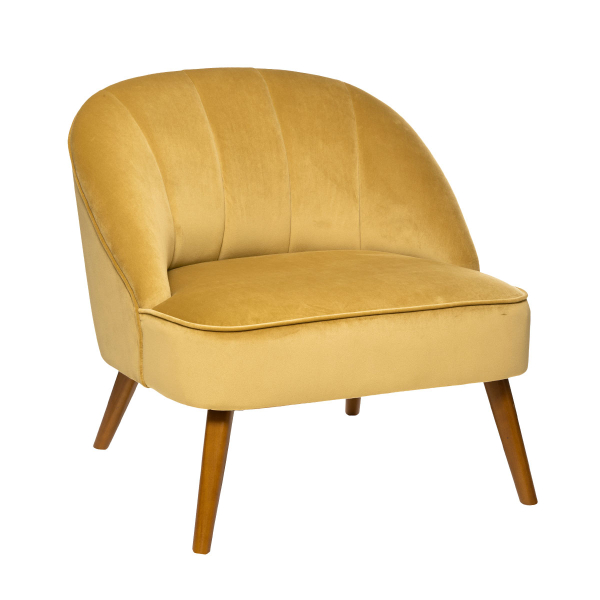 Πολυθρόνα (78x72x71) A-S Naova Armchair Jaune 156949D