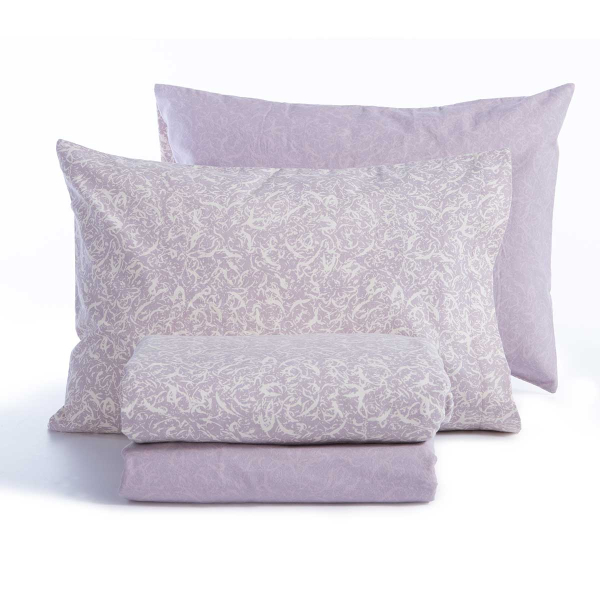 Φανελένια Σεντόνια King Size (Σετ) Nef-Nef Flannel Sorial Mauve