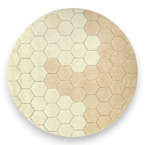 Στρογγυλό Χαλί All Season (Φ140) Lorena Canals Honeycomb Golden