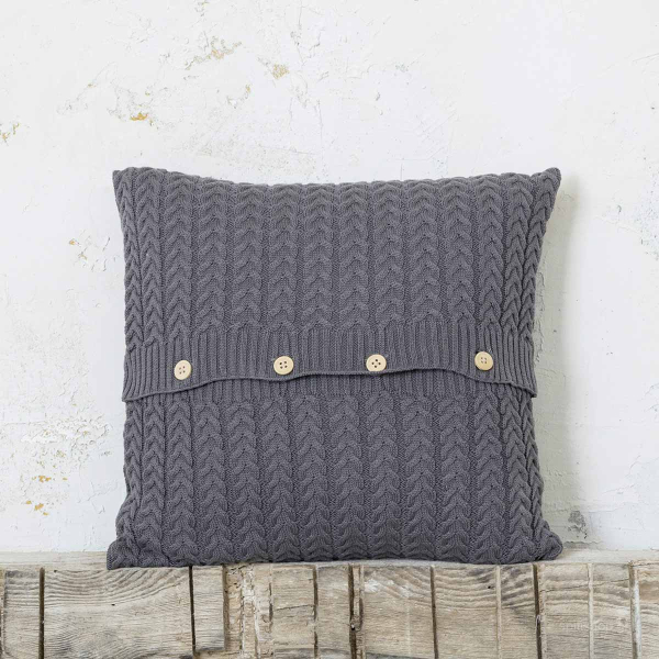 Διακοσμητικό Μαξιλάρι (45x45) Nima Pillows Moal Grey