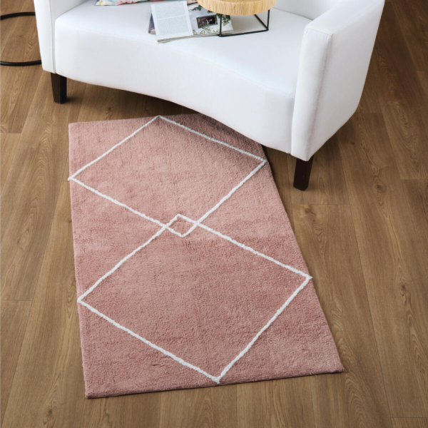 Χαλί Διαδρόμου (70x130) Kentia Loft Veda 14 Pink