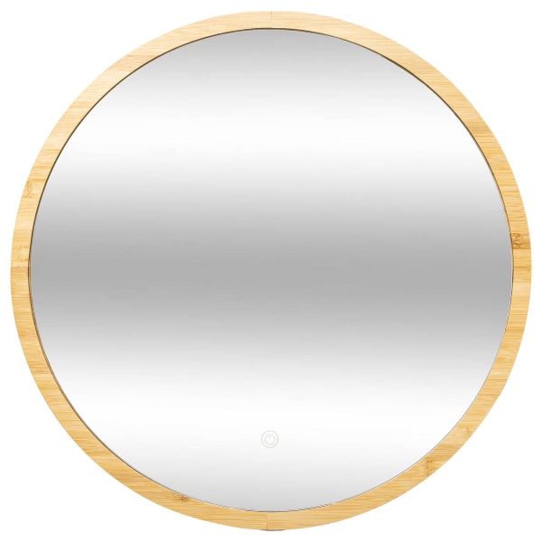 Καθρέφτης Τοίχου Με Led (Φ57) F-V Round Bamboo 174661