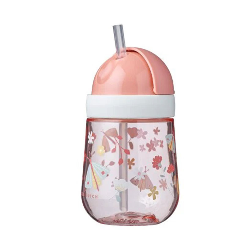 Παγούρι Με Καλαμάκι 300ml Little Dutch Little Flowers & Butterflies MEP108014065243