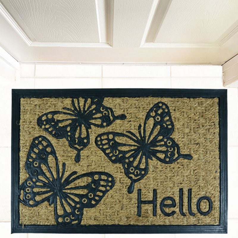 Πατάκι Εισόδου (40x60) San Lorentzo Butterfly Hello 7210