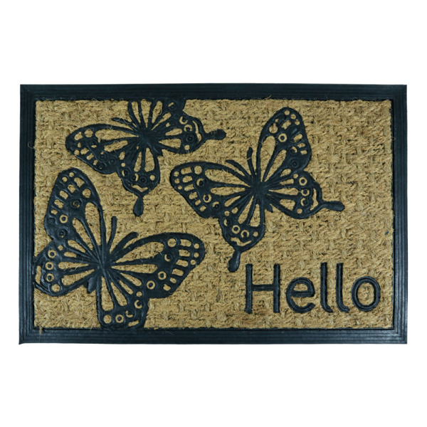 Πατάκι Εισόδου (40x60) San Lorentzo Butterfly Hello 7210