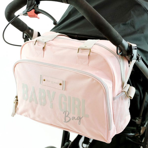 Τσάντα Αλλαξιέρα (42x30x22) Baby On Board Simply Vintage Baby Girl Pink