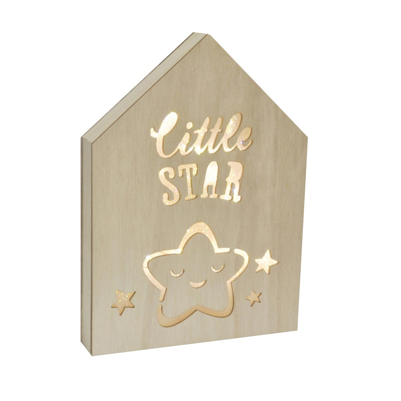 Κάδρο Με Led L-C Sweet Kids With Star 6CAD077