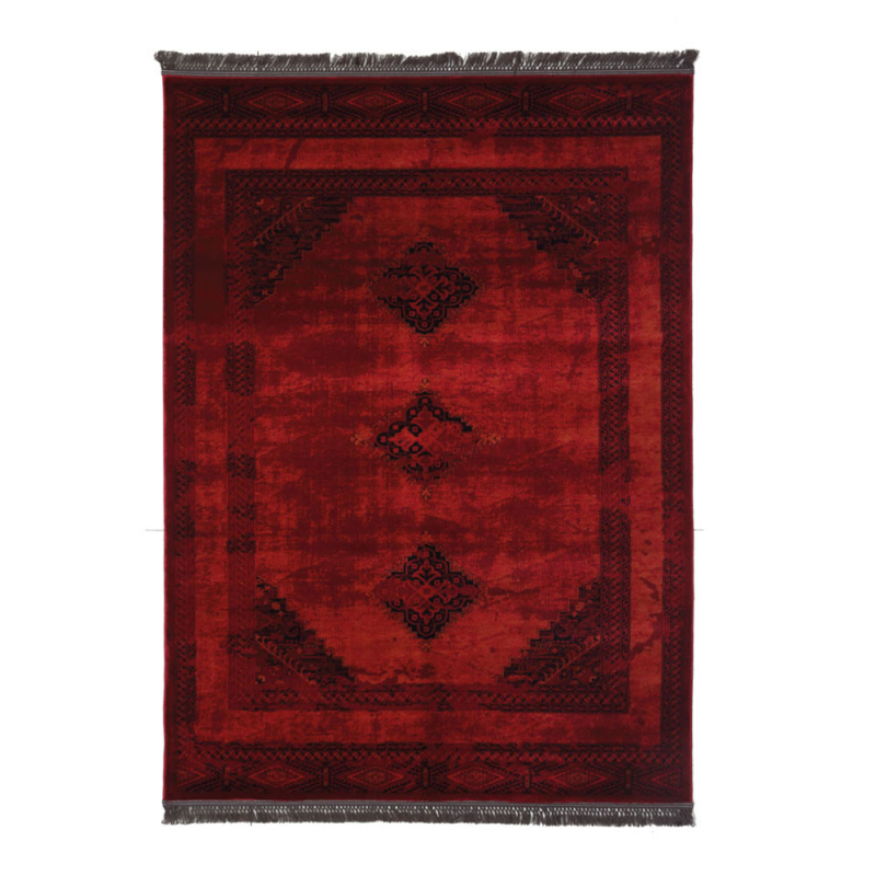 Χαλί (133x190) Royal Carpet Afgan 9870H D.Red